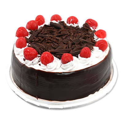"Yummy delicious round shape black forest cake - 1kg - Click here to View more details about this Product